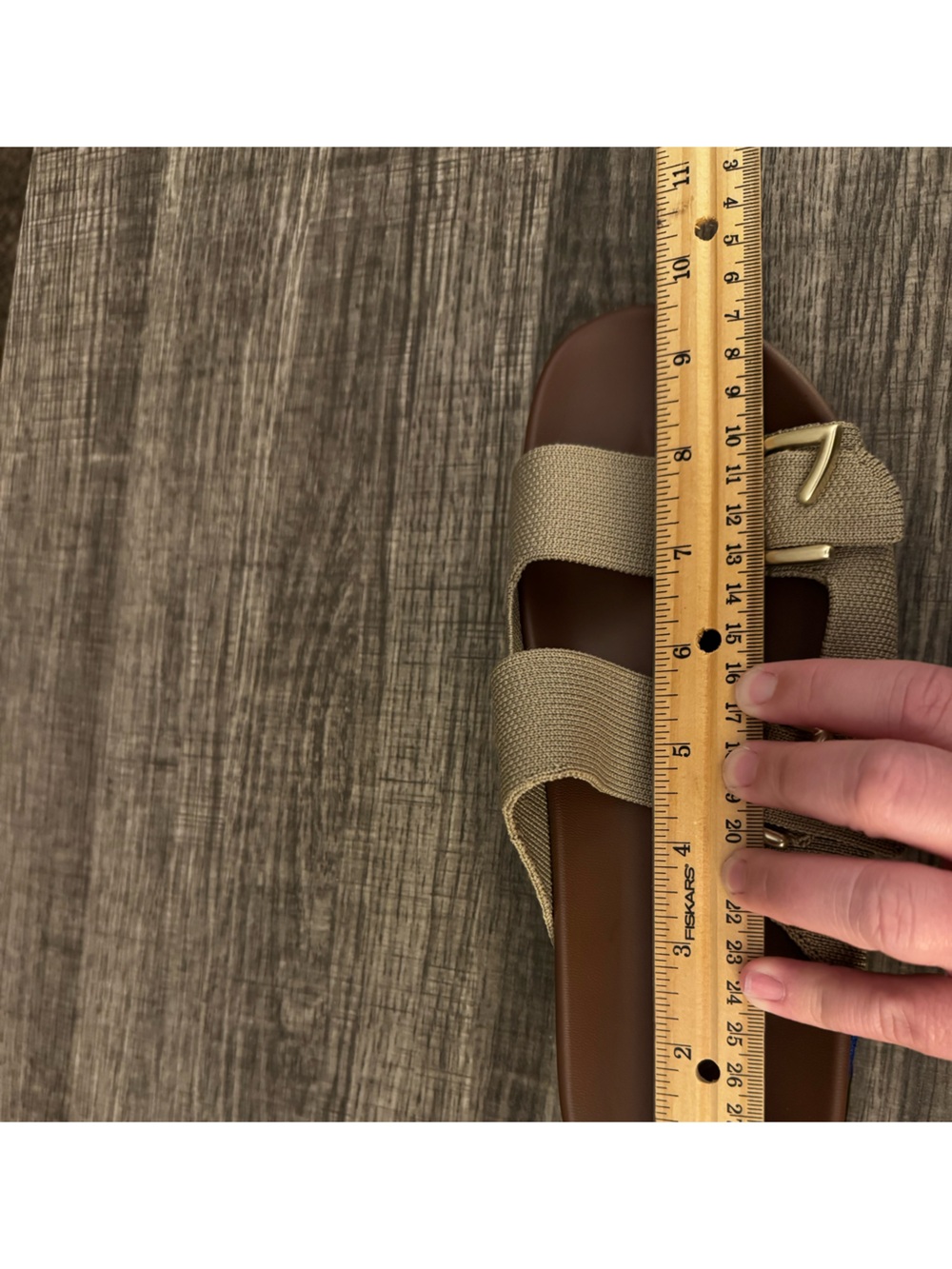 Rothy's The Buckle Slide- Dune - Picture 9 of 10